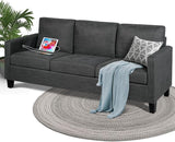 Comfy Loveseat Sofa Small Grey Couch Small Spaces, Small Love Seat Bedroom