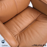 Genuine Leather Modern Executive Chair High-Back Support 90 to 150 Degrees Tilt