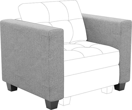 Sofa Couch with Storage Seats Convertible Sectional Couch