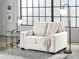Rannis Coastal 2-in-1 Sofa Sleeper with Folding Gel Memory Foam Mattress, Twin, White