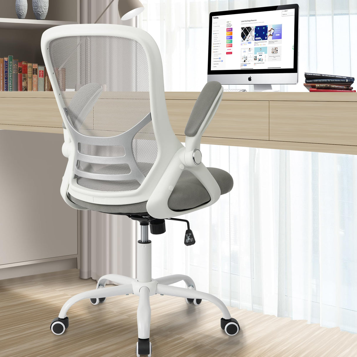 Office Chair Ergonomic Mesh Swivel Computer Task Desk Chair Comfortable