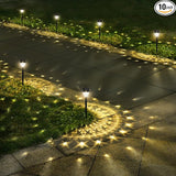 Super Bright Solar Lights Outdoor Waterproof 10 Pack