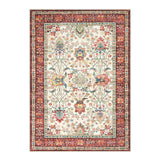 Red 5x7 Area Rugs for Living Room, Washable Rugs for Bedroom Non Slip