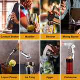 Bartender Kit, Cocktail Shaker Set for Mixed Drink Home Bar