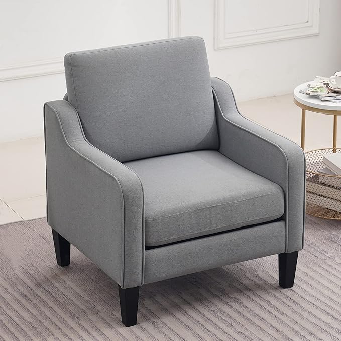 Loveseat 53" Small Couch Loveseat Sofas for Living Room Mid Century Modern Sofa Couch Navy Blue