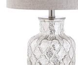 YL1075A-SET2 Set of 2 Table Lamps Alvord 24.5" LED Glass Table Lamp Contemporary