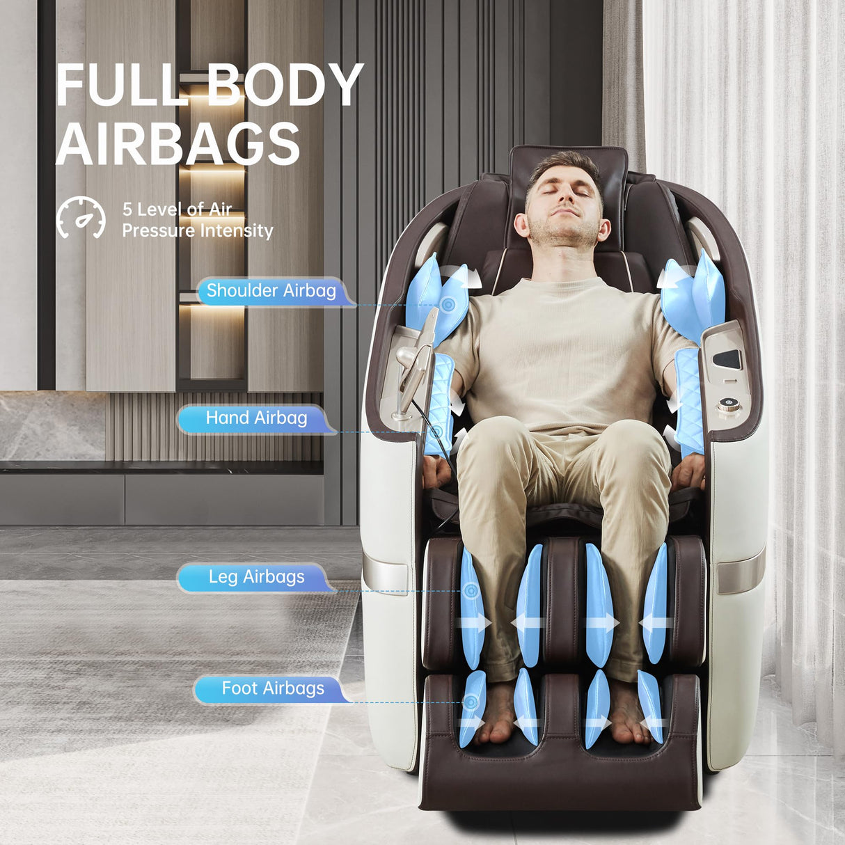 Massage Chair, SL Track Full Body Zero Gravity Massage Recliner