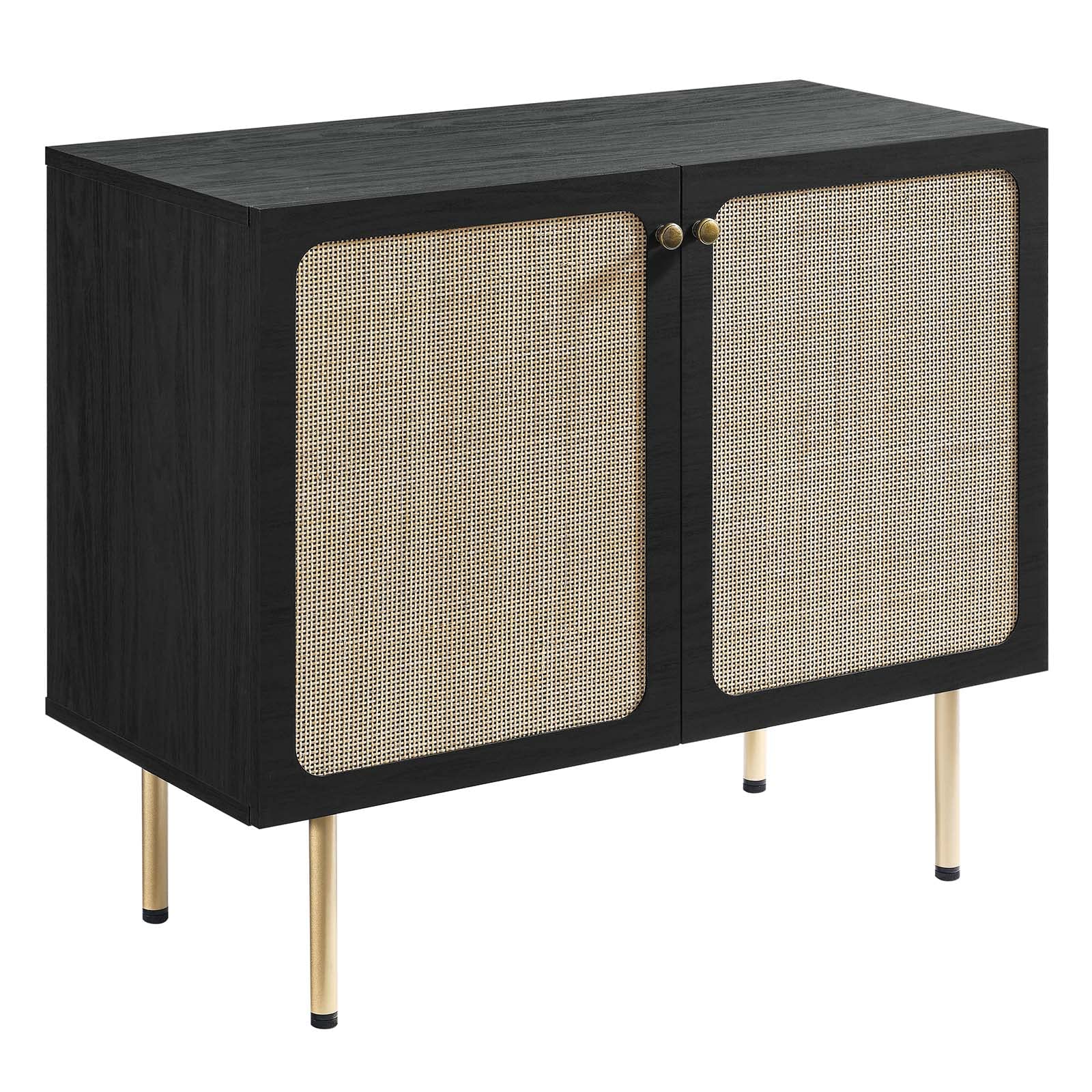 6200-BLK Chaucer Accent Cabinet, Black