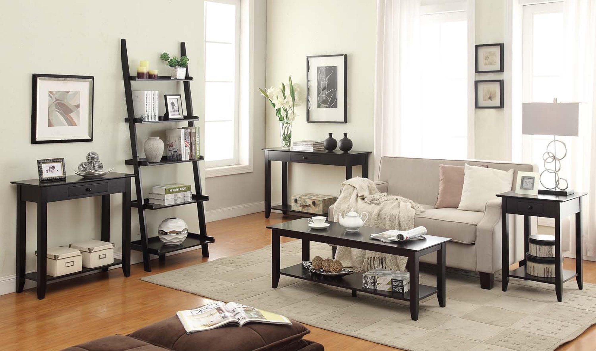 American Heritage 1 Drawer Console Table with Shelf,