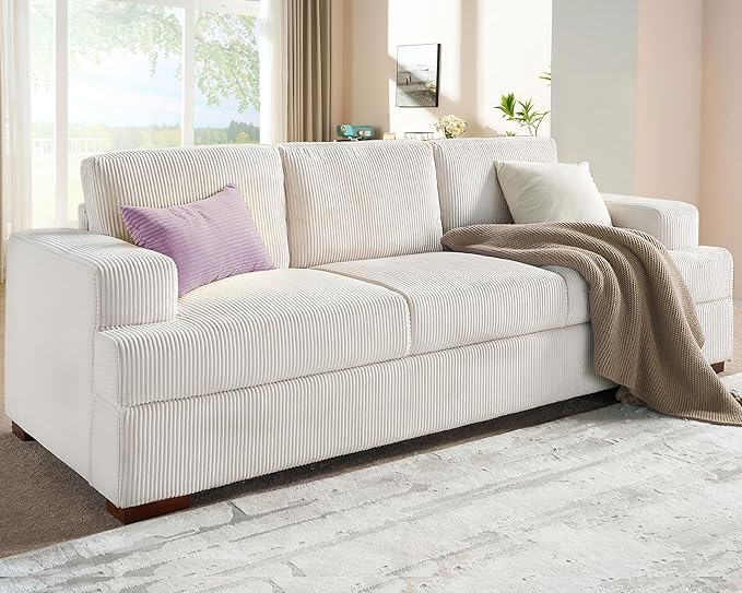 89 Inch Sofa, Comfy Sofa Couch with Extra Deep Seats, Modern Sofa Couch