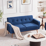 62'' Loveseat Sofa, Mid Century Modern Love Seat Couches for Living Room