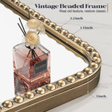 24x36 Champagne Bronze Bathroom Mirror with Beaded Frame