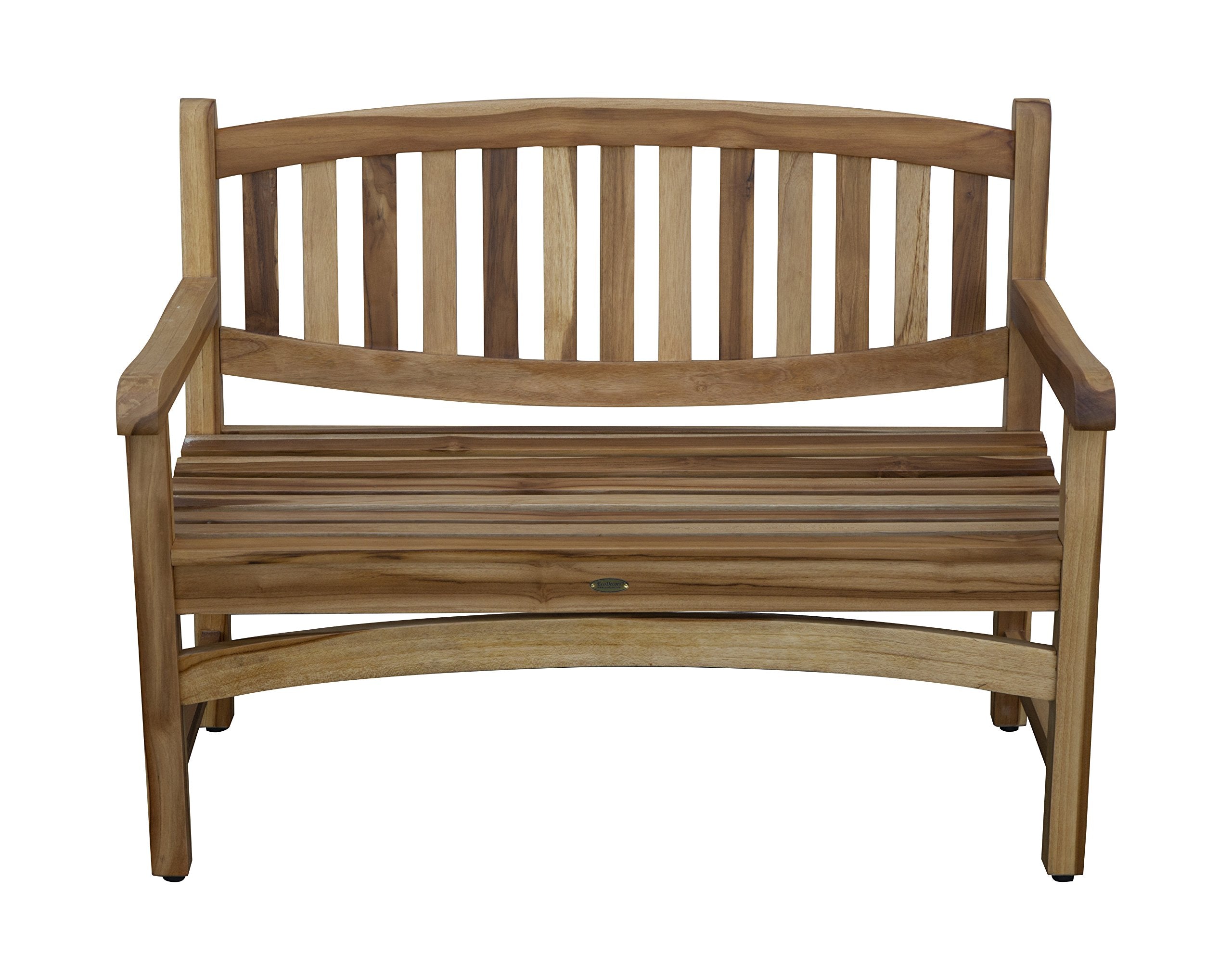 Kent 51 inch Outdoor Bench Teak Wood Garden Bench for Patio