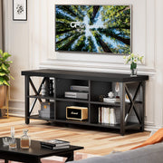 TV Stand for TV up to 65 inches, Entertainment Center with 6 Storage Cabinet