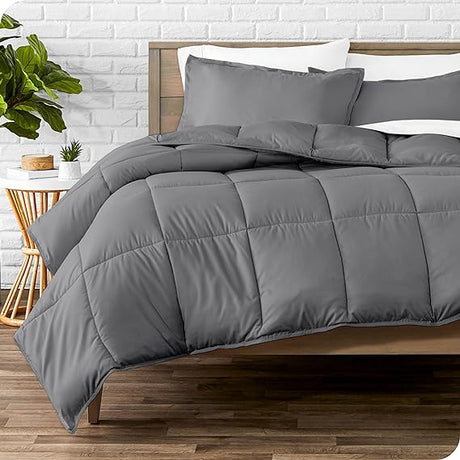 Comforter Set - Queen Size - Ultra-Soft - Goose Down Alternative