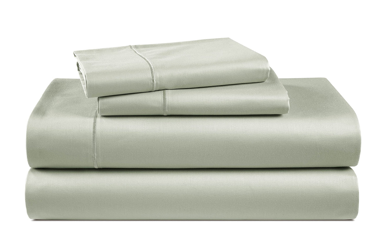 Luxury 100% Egyptian Cotton Bed Sheets - 1000 Thread Count 4-Piece Mineral King Set Bedding Sateen Weave