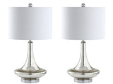 JYL1081A-SET2 Set of 2 Table Lamps Cecile 25.5" Glass Teardrop LED Table