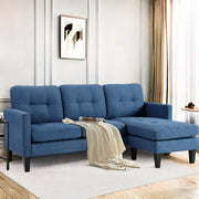 L-Shaped Sectional Modern Sofa - Convertible Sofa Sleeper Sofa Bed Couch Set