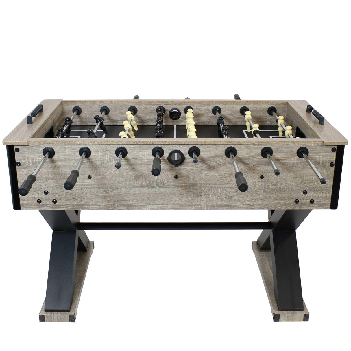 Delano 54.5-Inch Indoor Foosball Table Adult Size - Soccer Game Table for Adults