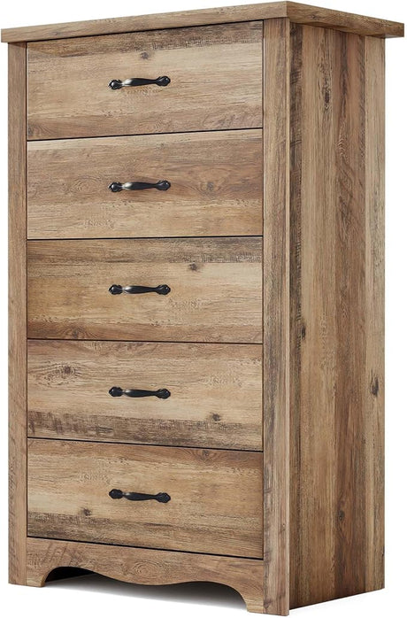 7 Drawers Dresser for Bedroom, Wood Bedroom Dresser Modern Drawer Chest