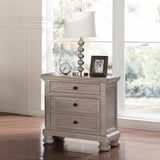 Allegra Nightstand, Pewter