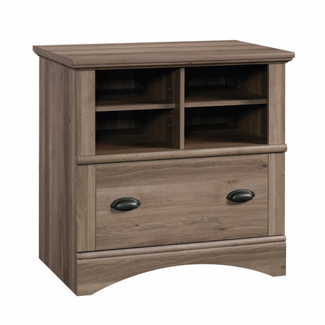 Harbor View Lateral File, Salt Oak finish