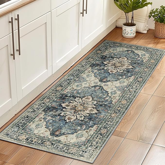 Area Rugs 5x7, Washable Rug, Non-Slip, Rugs for Living Room, Kitchen Rugs, Rugs