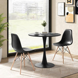 3-Piece Dining Table Set for 2 - Kitchen Table Chairs Set with 32” Round Table