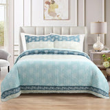 Quilt Set Queen Size - Queen Quilts Bedding Set, 100% Cotton Reversible Luxury Comforter Set