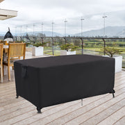 Outdoor Dining Table Cover - 60 Inch Rectangle, Waterproof Patio Table Cover - 60 X 38 X 28 Inch