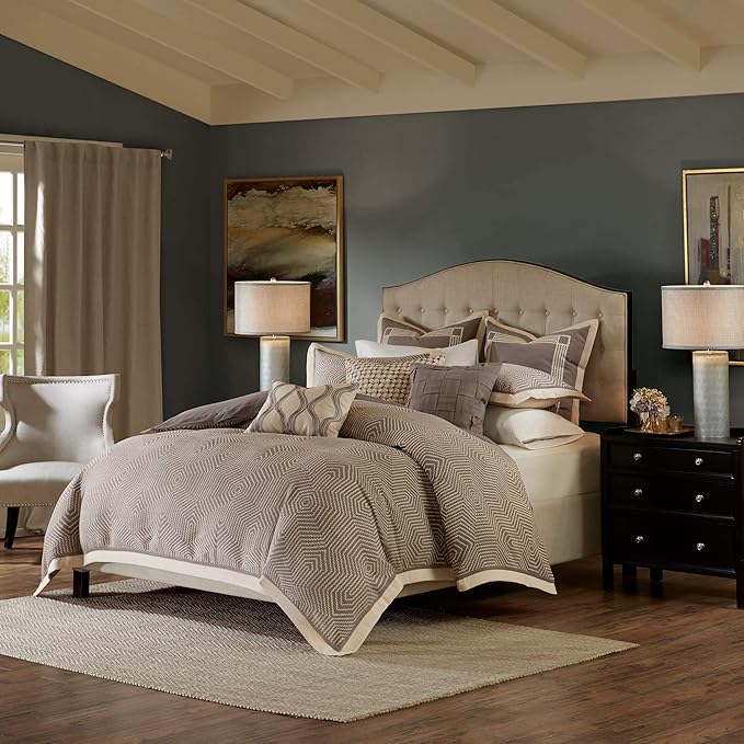 Signature Cozy Comforter Set - All Season Bedding Combo Filled Insert and Removable