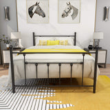 Metal Bed Frame Full Size with Headboard and Footboard Double Platform Mattress Base