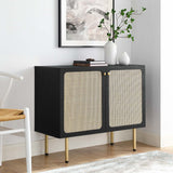 6200-BLK Chaucer Accent Cabinet, Black
