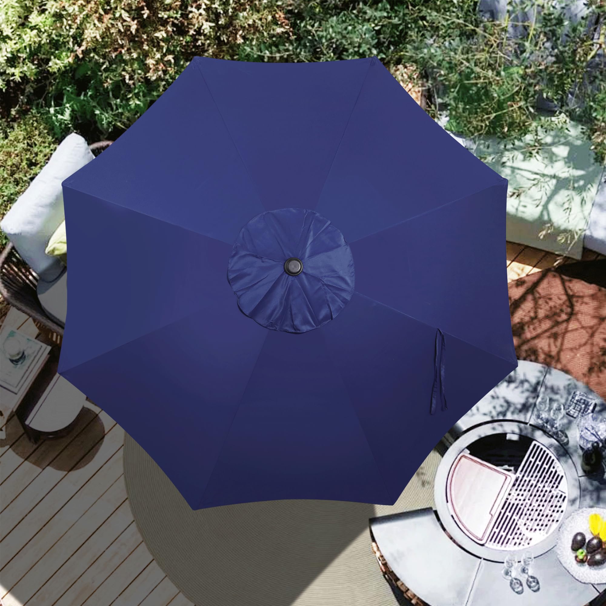9ft Patio Umbrella Replacement Canopy, Market Umbrella Top