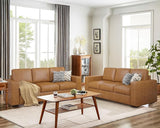 85" Sofa Couches for Living Room, Premium Linen Fabric Sofa, 3-Seater Comfy Modern