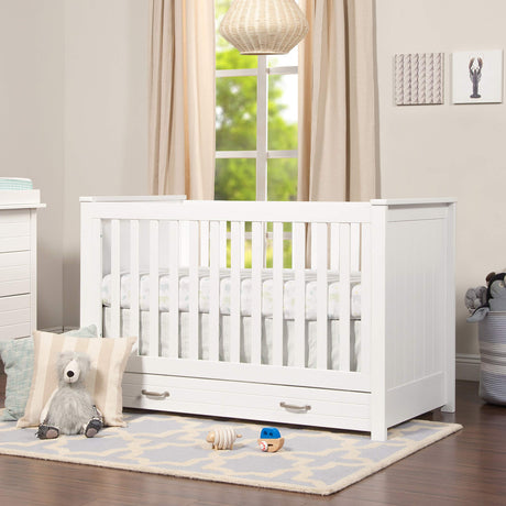 3-in-1 Convertible Crib in White, Greenguard Gold Certified