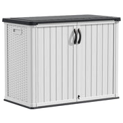 Outdoor Storage Cabinet 26 Cu Ft with Pad-Lockable Doors