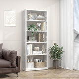 3 Tier Bookshelf, Metal Storage Book Shelf, Black Modern Display Bookcase