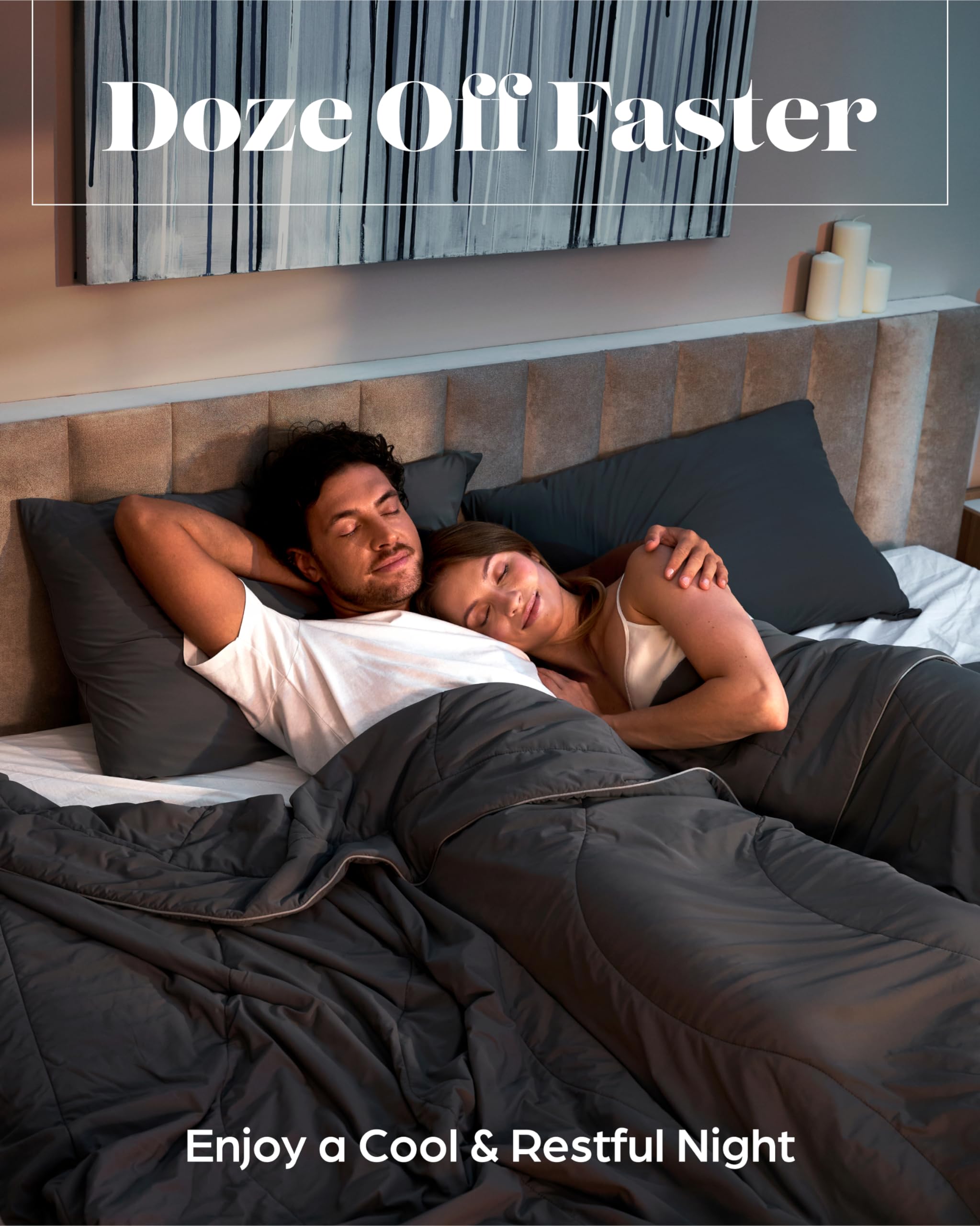 Cooling Comforter Queen Size Luxury Summer Cooling Duvet Perfect Cooling Comforter