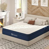 Queen Mattress, 14 Inch Queen Size Mattress in a Box,Hybrid Mattress Queen Size