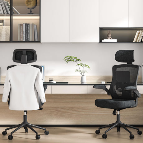 Ergonomic Office Chair, High Back Mesh Desk Chair with Molded Foam Cushion