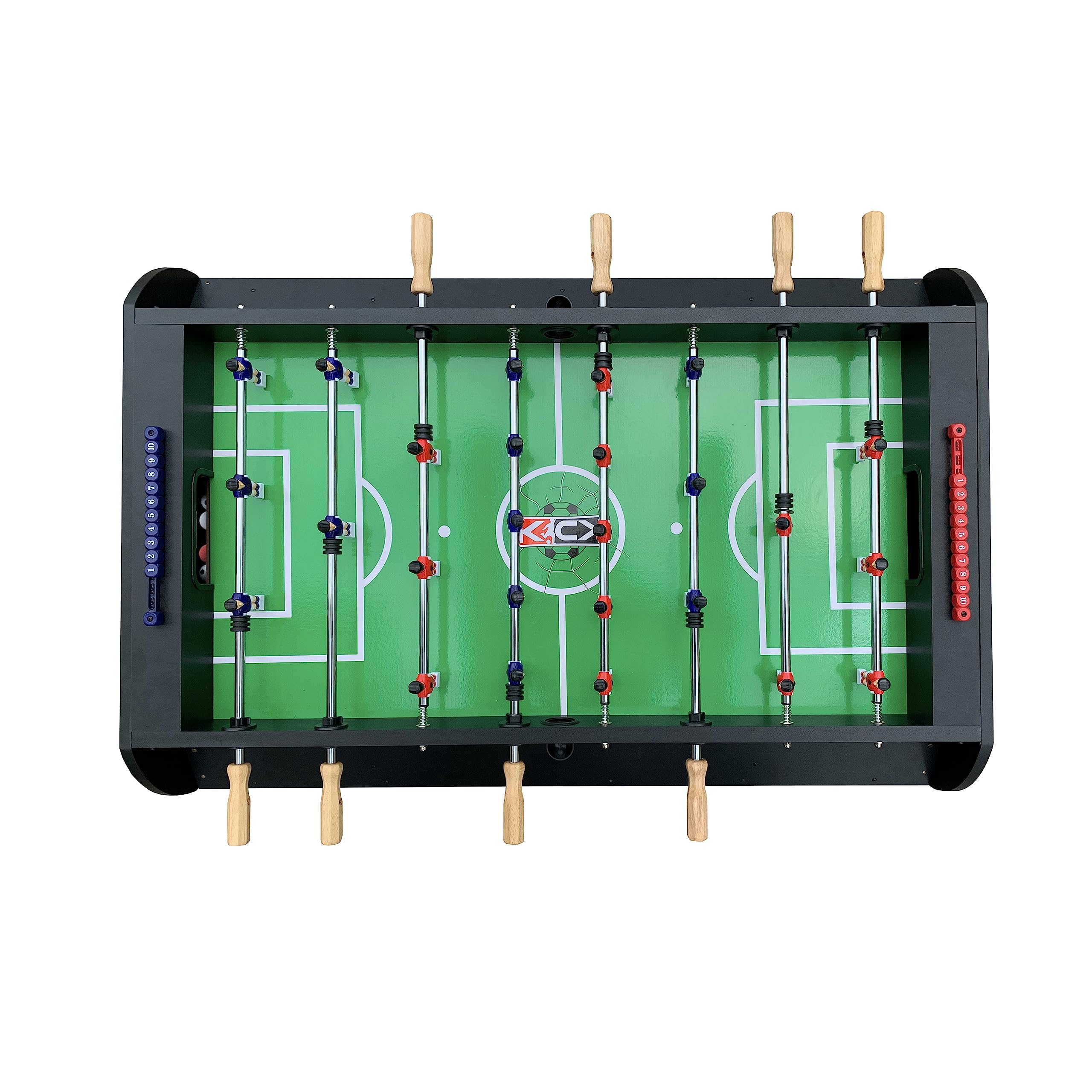 Telescopic Rods 3-in-1 Swivel Multi Game Table (Black) - Combo Game Table Set - Billiards