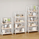 No-Assembly Folding Gold Bookshelf Storage Shelves Multifunctional Plant Flower Stand