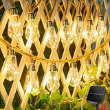 Solar String Lights Outdoor with Remote Cable Ties and Hooks, Commercial Grade