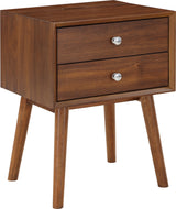838Walnut Teddy Collection Modern | Contemporary Wooden Nightstand