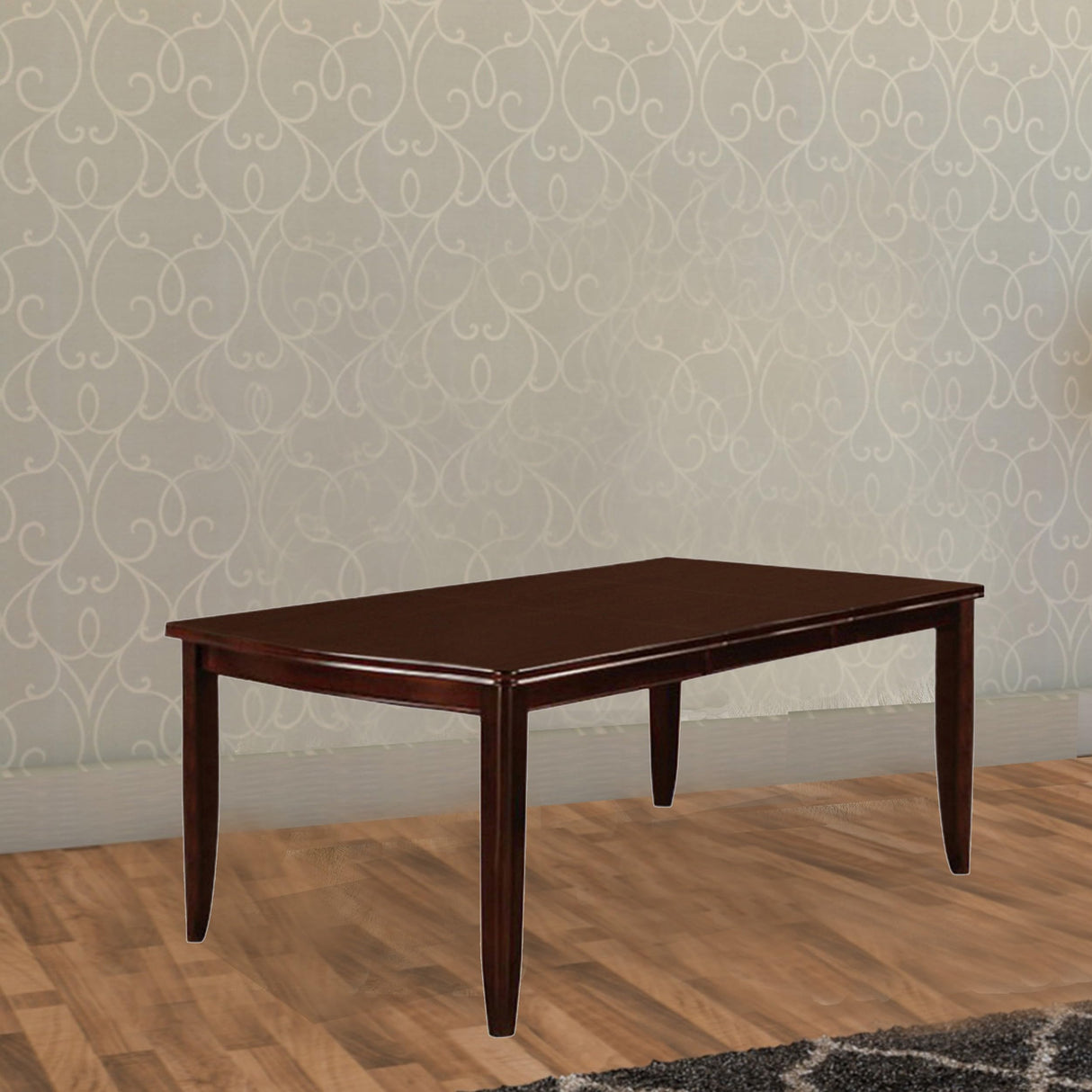 Benjara Transitional Dining Table, Brown