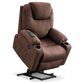 Medium Power Lift Recliner Chair Sofa with Massage and Heat for Elderly