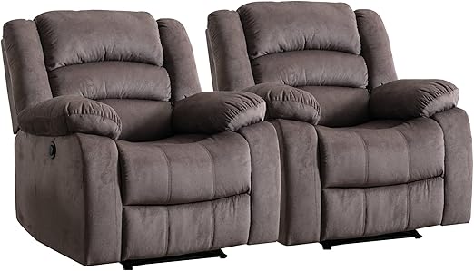 Classic Power Recliner Chair, Oversized Electric Overstuffed Chair with Soft Cushion