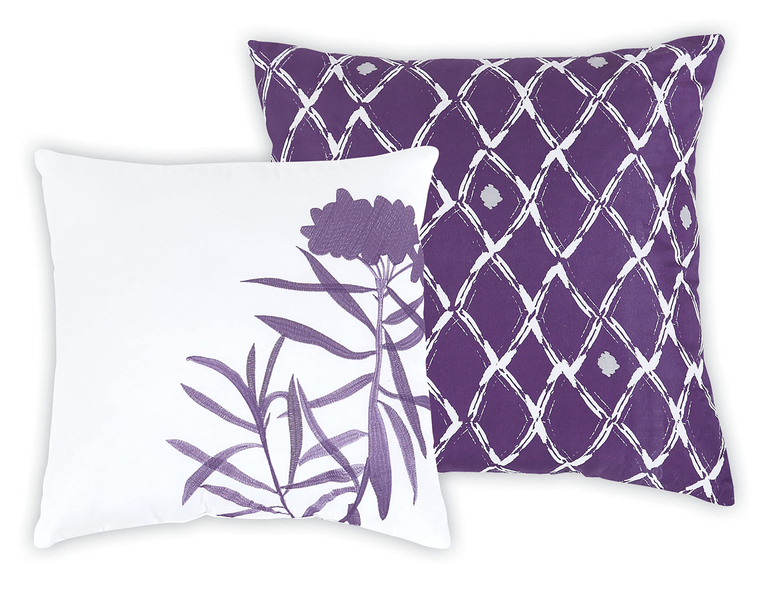 Fresh Meadow Twin Comforter Set - 4 Piece Reversible Bedding with Shams