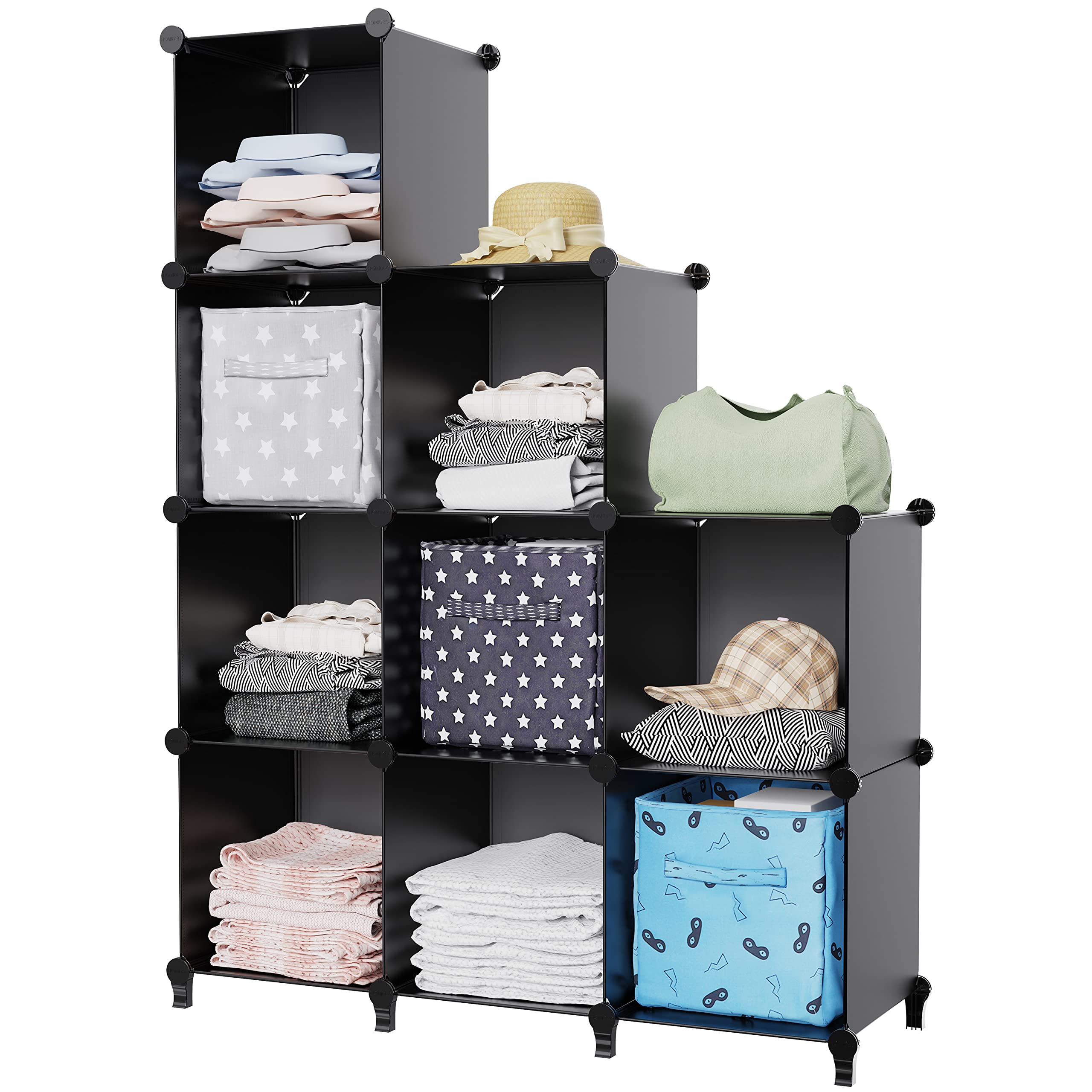 Closet Organizer, 9-Cube Closet Organizers and Storage, Portable Closet